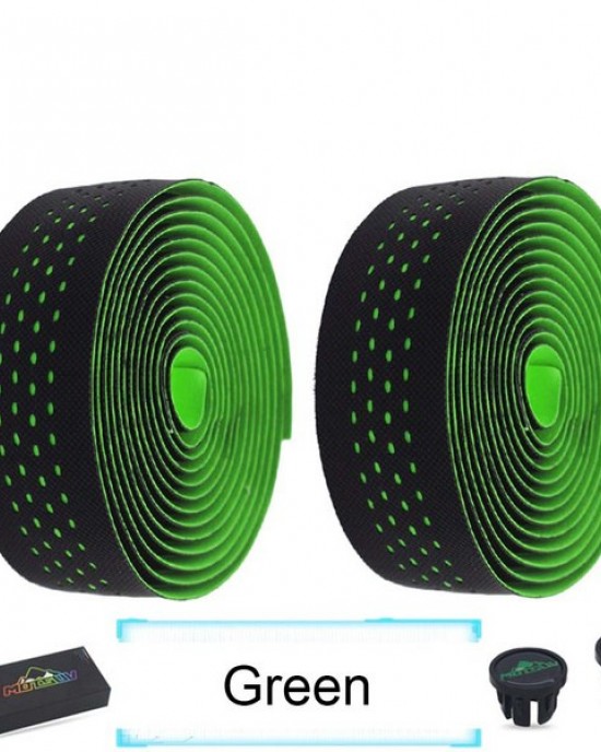 Road Bike Handlestrap Racing PU EVA Bar Tape Non-slip Breathable Sweat Silicone Handble