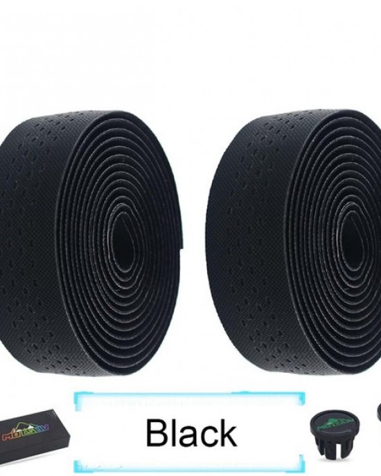 Road Bike Handlestrap Racing PU EVA Bar Tape Non-slip Breathable Sweat Silicone Handble