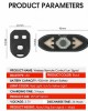 Bike LED Tail Light + Bell + Remote