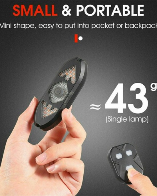 Bike LED Tail Light + Bell + Remote