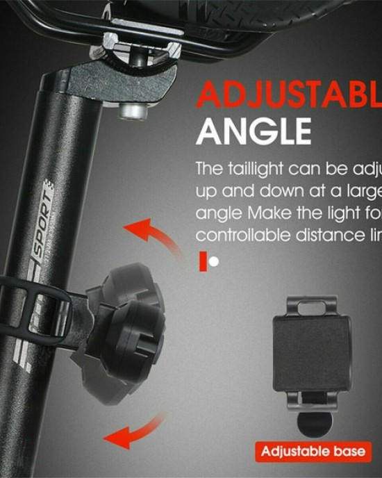 Bike LED Tail Light + Bell + Remote