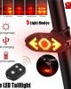 Bike LED Tail Light + Bell + Remote