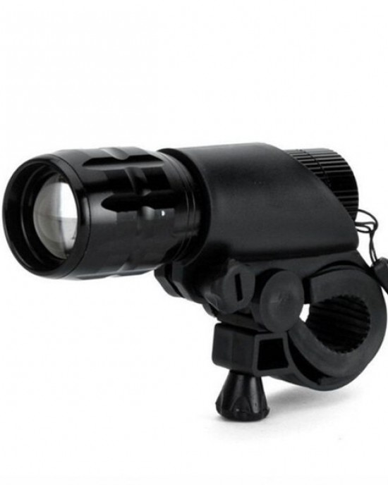 1pc Lamp Stand Bike Flashlight LED Torch Clip Cycling Handlebar Mount Light Holder