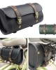 Vintage Tail Bag PU Leather Cycling Bag Saddle Rear Pannier Riding Vintage Tail Bag