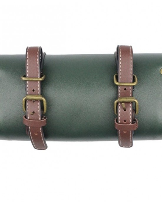 Vintage Tail Bag PU Leather Cycling Bag Saddle Rear Pannier Riding Vintage Tail Bag