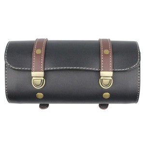 Vintage Tail Bag PU Leather Cycling Bag Saddle Rear Pannier Riding Vintage Tail Bag