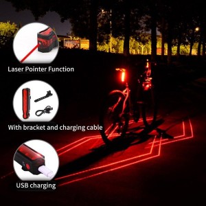 Powerful Light Tails Bike Light Bike Rear Light Cycling Accessory