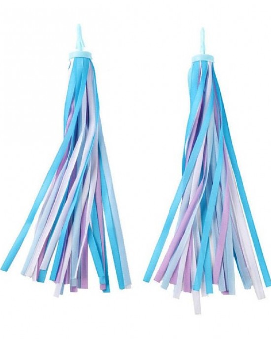 2pcs Kids Handlebar Streamers Ribbon Tassels Ribbons