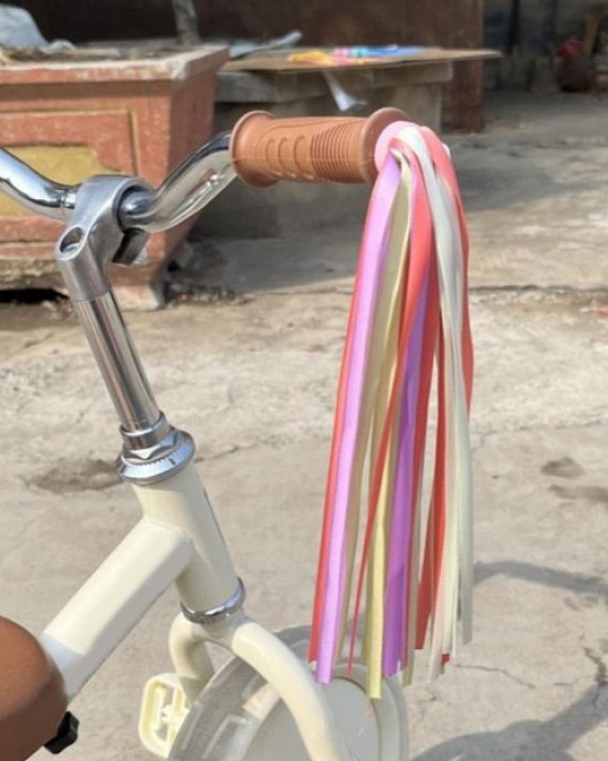 2pcs Kids Handlebar Streamers Ribbon Tassels Ribbons