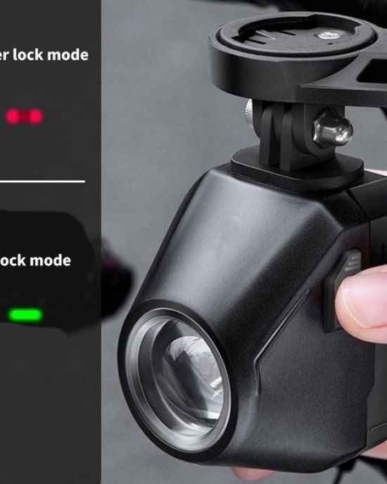 1600 Lumen Bike LightW1re1essRemote Cycling Light Night Cycling Under Hanging Front Light