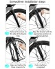 Mountain Bikes Pannier Rack Cycling Equipment Stand Footstock Front Rack, Bike Luggage