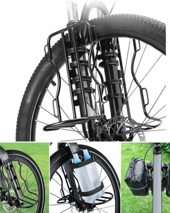 Mountain Bikes Pannier Rack Cycling Equipment Stand Footstock Front Rack, Bike Luggage