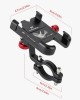 Bike Phone Holder 360¡ãRotatable Phone Clamps Non-slip Cycling Bracket