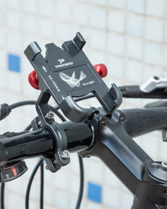 Bike Phone Holder 360¡ãRotatable Phone Clamps Non-slip Cycling Bracket