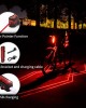 Powerful Light Tail Bike Light Wireless Remote Control Bike Rear Light Cycling Accessory