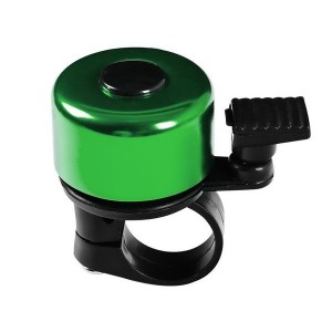Vibrant Mini Bike Bell - 5 Colors (Silver, Yellow, Black, Red, Purple) | Compact & Loud