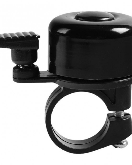 Vibrant Mini Bike Bell - 5 Colors (Silver, Yellow, Black, Red, Purple) | Compact & Loud
