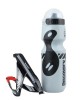 Carbon Fiber Mountain Bike Water Bottle Cage & Bottle Set, V-Design Cycling Accessory