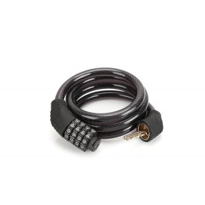 Heavy-Duty 4-Digit Combination Bike Lock - Anti-Theft Steel Cable Lock for Mountain Bikes