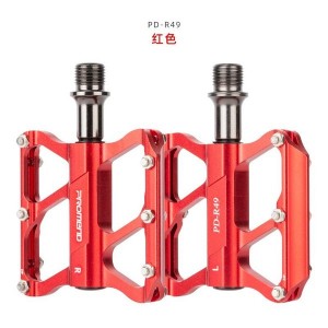 Lightweight CNC Aluminum Pedals with Sealed Bearings for Road and Folding Bikes - R49