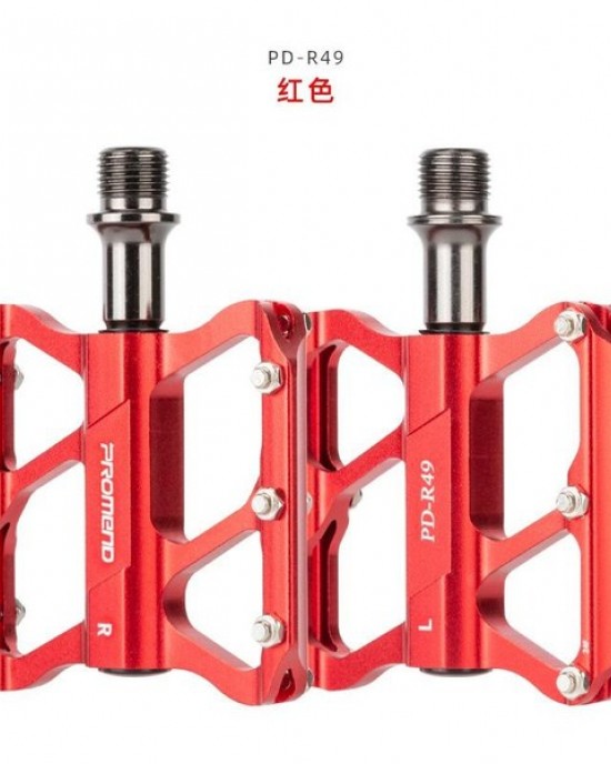 Lightweight CNC Aluminum Pedals with Sealed Bearings for Road and Folding Bikes - R49