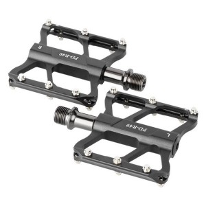 Lightweight CNC Aluminum Pedals with Sealed Bearings for Road and Folding Bikes - R49