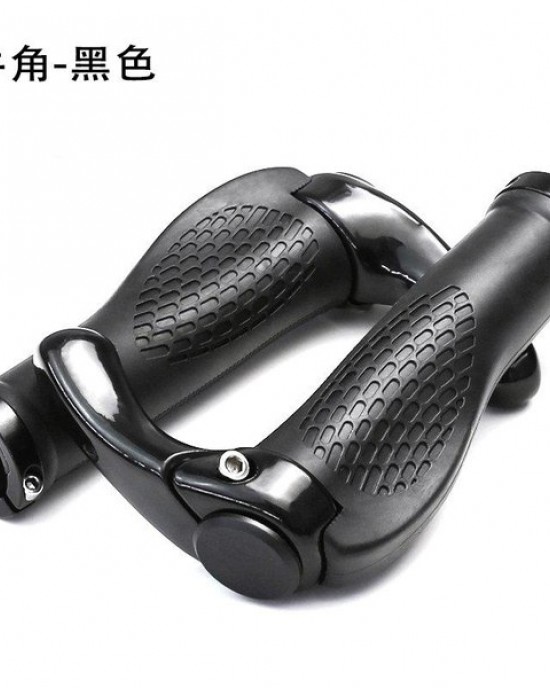 Mountain Bike Ergonomic Bullhorn Bar Ends with Comfort Grip