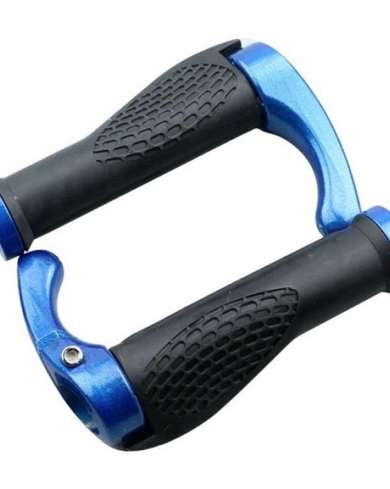Mountain Bike Ergonomic Bullhorn Bar Ends with Comfort Grip