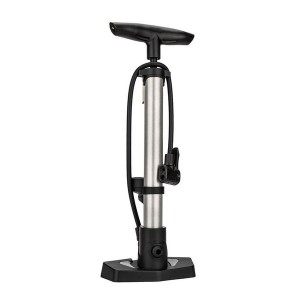 160PSI Floor Bike Pump with Gauge Inflators Manual Tire Pump Cycling Accessory