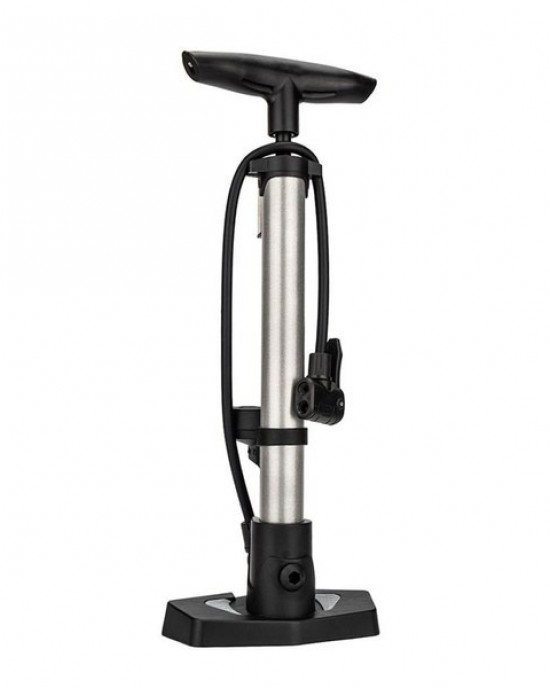 160PSI Floor Bike Pump with Gauge Inflators Manual Tire Pump Cycling Accessory