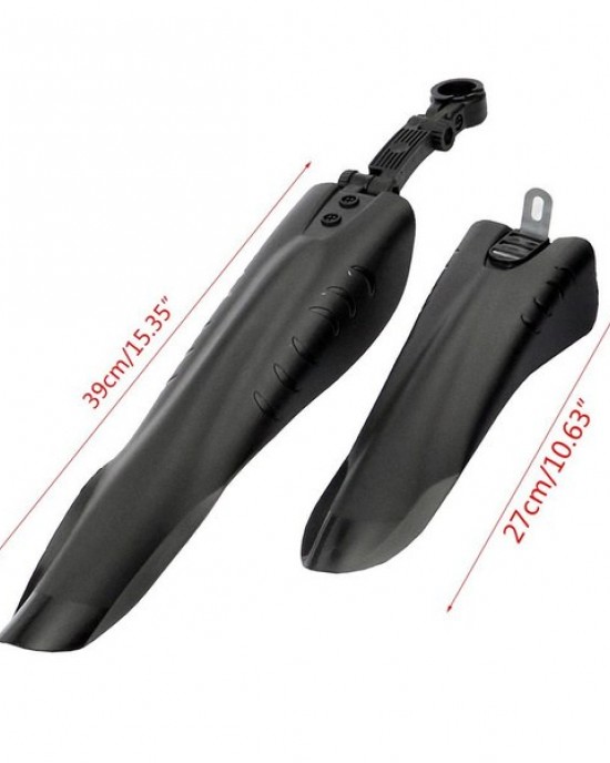 2Pcs/Set Bike Front RearFend--Mountain Road Mudguard Removable Guards Cycle Parts