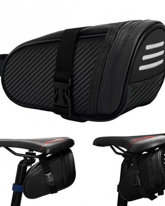 Saddles Bag Rear Seats Bag Leather Bike Bag Waterproofed Cycling Bag for