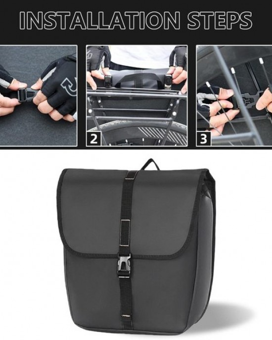 Double Panniers Bag Waterproofs Bike Rear Rack Bag