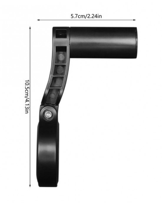 Handlebar Extended Bracket 7-Shaped Bar Mount Mountain Road Bike Lamp Extender Holder