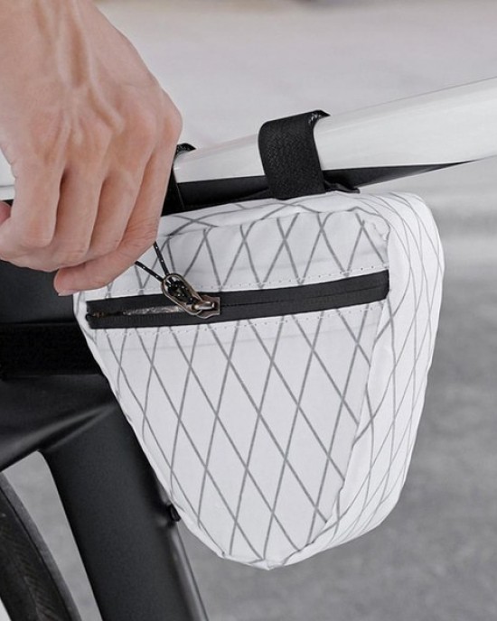 Triangular Frame Bag Front Saddles Pouches Front Top Tube Bag Bikes Cycling Accessorys