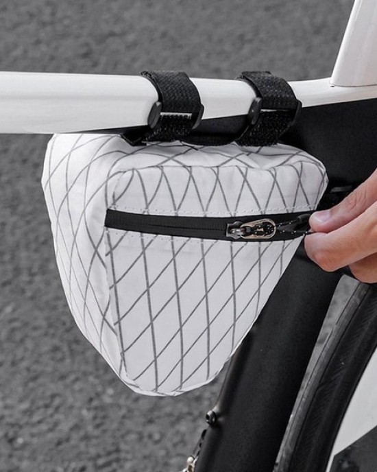 Triangular Frame Bag Front Saddles Pouches Front Top Tube Bag Bikes Cycling Accessorys