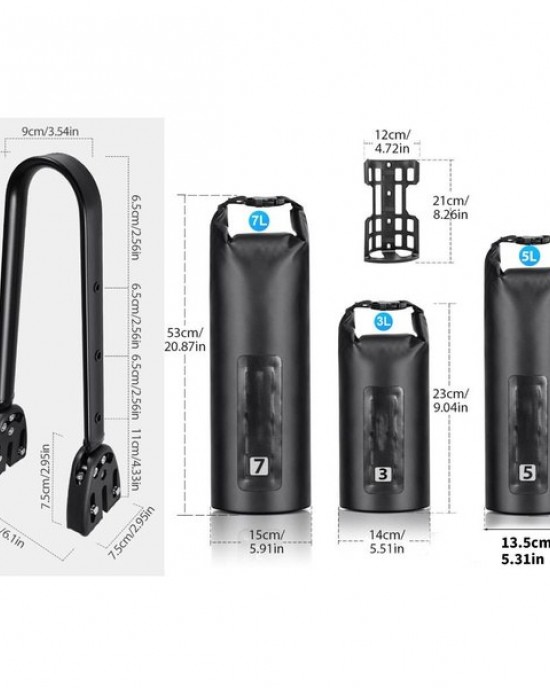 Regulable Panniers Mounting Waterproofed Cycling Accessory Dry Bag Mount For Travel