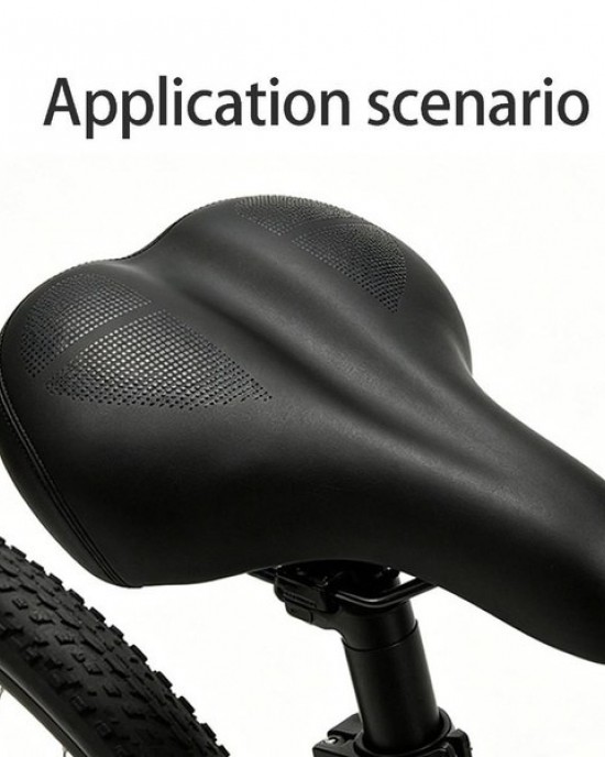 PU Leather Bike Saddles Seat Pad Road Bike Saddles Pad