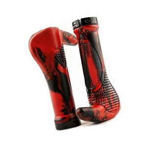 Comfortable Nonslip Rubber Bike Grip Shockproof Bike Handlebar Grip with Extended Bar