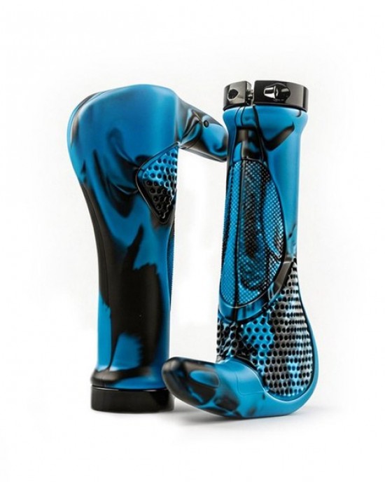 Comfortable Nonslip Rubber Bike Grip Shockproof Bike Handlebar Grip with Extended Bar