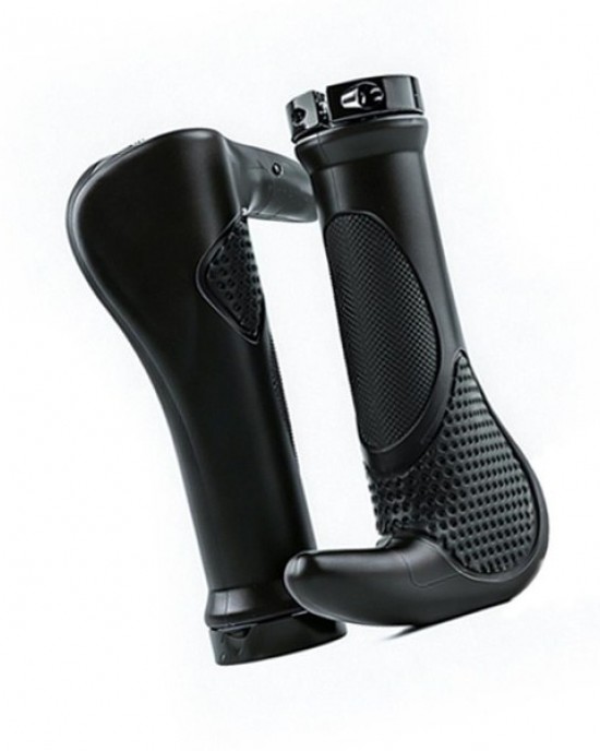 Comfortable Nonslip Rubber Bike Grip Shockproof Bike Handlebar Grip with Extended Bar
