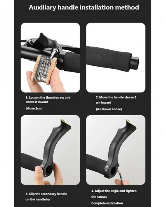 Adjustable Handlebar Ends Mountain Bike Deputy Handle Accessories